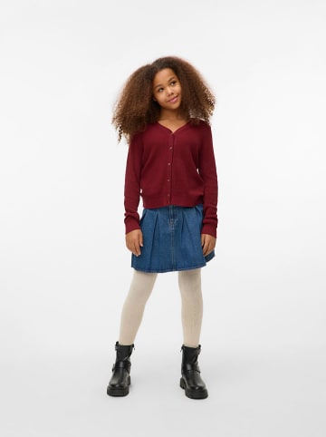 Vero Moda Girl Kardigan "Newlex" w kolorze bordowym