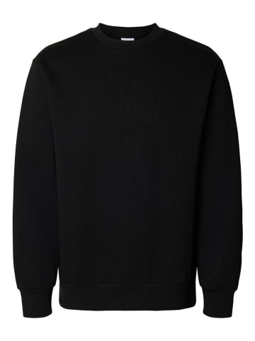 SELECTED HOMME Sweatshirt "Dan" in Schwarz