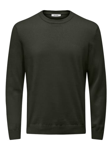 ONLY & SONS Trui "Holger" donkergroen