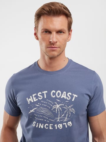 BIG STAR Shirt "Reddrez" in Blau