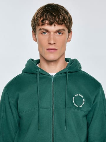 BIG STAR Sweatjacke "Ajron" in Grün
