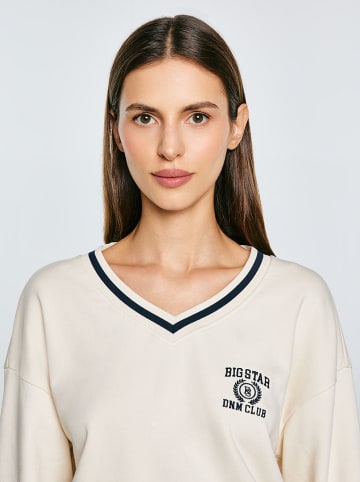 BIG STAR Sweatshirt "Gabriella" in Creme