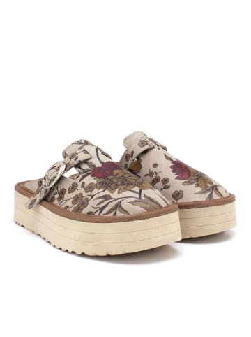 Calceo Clogs in Beige