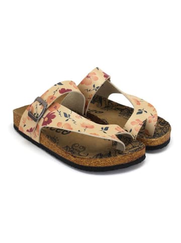 Calceo Teenslippers geel/oranje