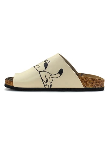 Calceo Zehentrenner in Beige