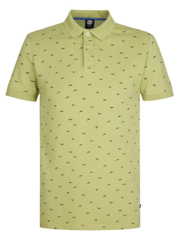 Petrol Poloshirt lichtgroen