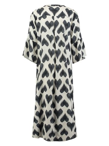 KEY LARGO Kleid "Hugs" in Weiß/ Schwarz