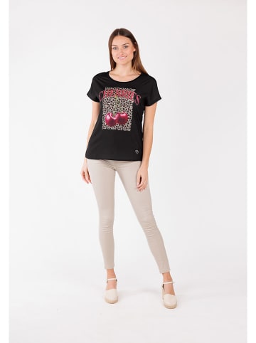 KEY LARGO Shirt "Dessert" in Schwarz