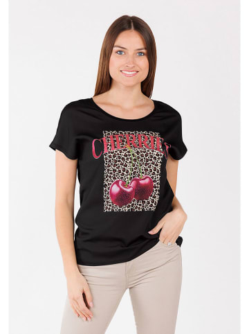 KEY LARGO Shirt "Dessert" in Schwarz