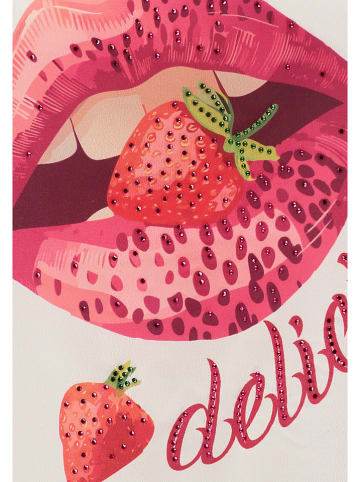 KEY LARGO Shirt "Delicious" in Weiß