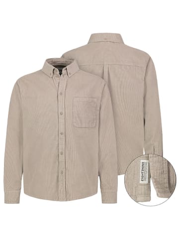 Eight2Nine Cordhemd in Beige