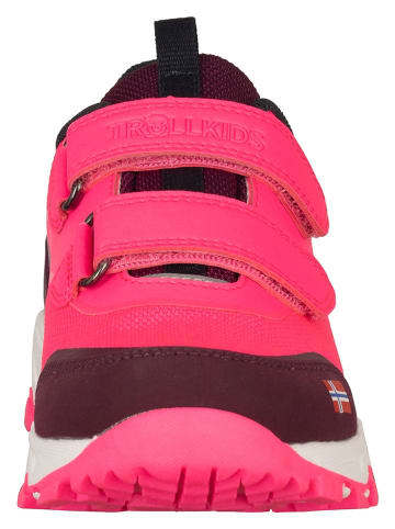 Trollkids Buty trekkingowe "Preikestolen" w kolorze różowym