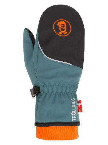 Trollkids Rękawiczki funkcyjne "Trolltunga" w kolorze morskim