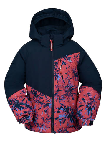 Peek U Ski-/ Snowboardjacke "Lotus" in Dunkelblau/ Pink