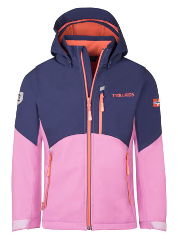 Trollkids Functionele jas "Balestrand" lichtpaars/Dunkellila