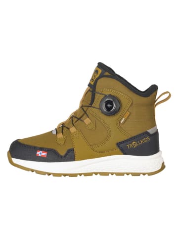 Trollkids Botki zimowe "Bergen" w kolorze khaki