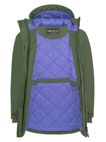 Trollkids Wintermantel "Hovden" in Khaki