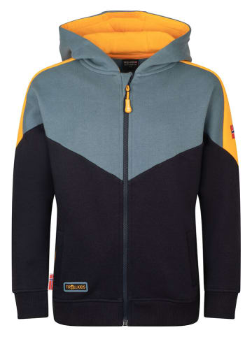 Trollkids Sweatjacke "Flekkefjord" in Schwarz