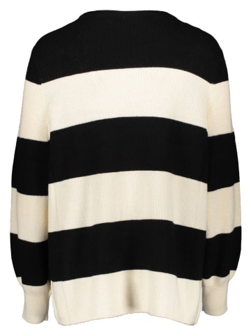 ONLY Pullover in Schwarz/ Creme