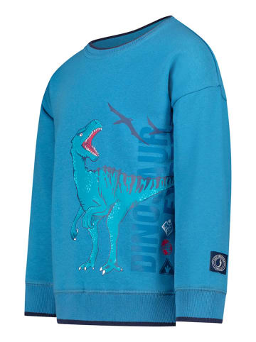 Salt and Pepper Sweatshirt "Dinosaur" blauw
