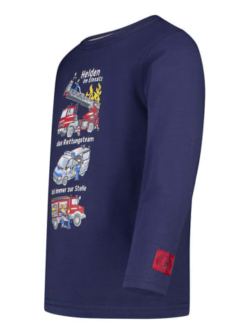 Salt and Pepper Longsleeve "Rescue team" donkerblauw