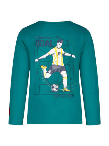 Salt and Pepper Longsleeve "Soccer" groen
