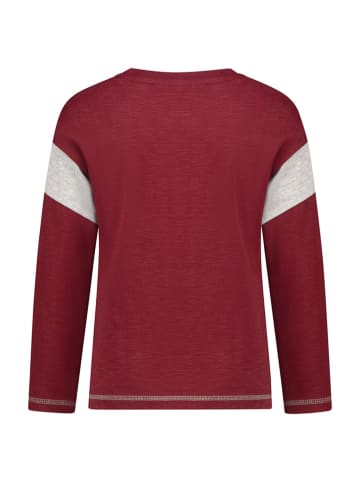 Salt and Pepper Longsleeve "Excavator" in Rot