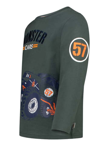 Salt and Pepper Longsleeve "Monster cars" in Khaki