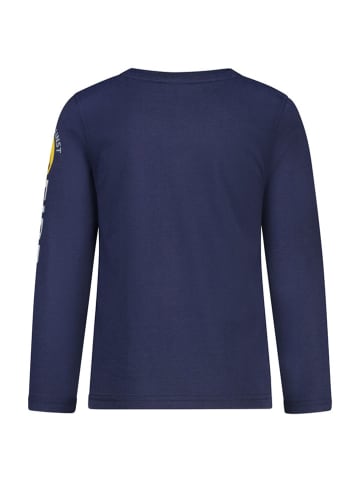 Salt and Pepper Longsleeve "Firefighter" donkerblauw