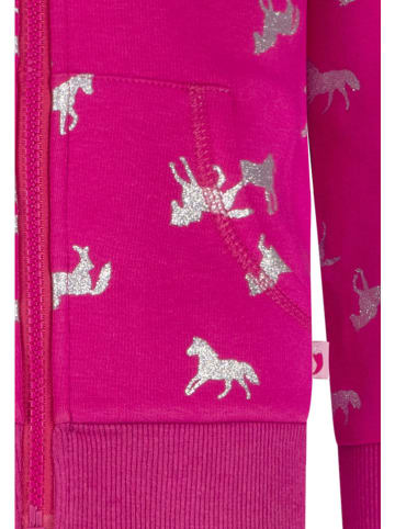 Salt and Pepper Thermo-Sweatjacke in Pink