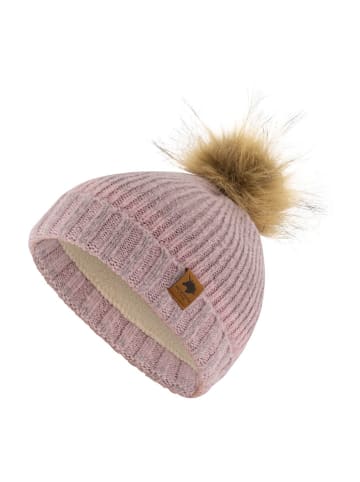 Salt and Pepper Muts met pompon lichtroze