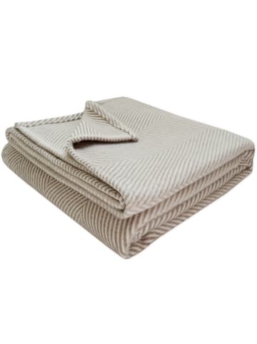 Framsohn Flanellen woondeken beige
