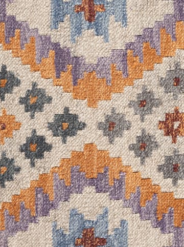 Hanse Home Woll-Teppich "Oasis" in Creme/ Blau/ Lila