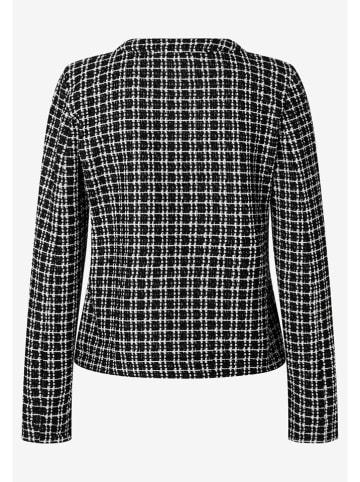 More & More Übergangsjacke in Schwarz/ Weiß