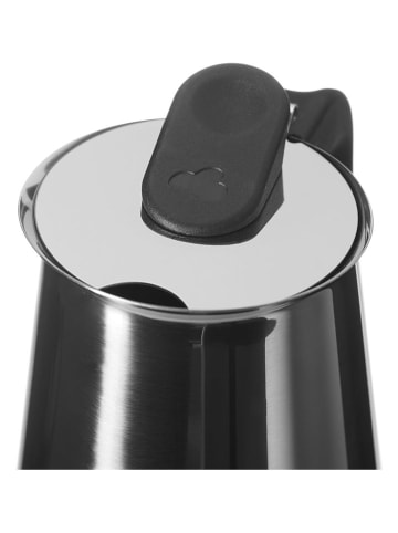 LEONARDO Espressobereiter in Silber/ Schwarz - 300 ml