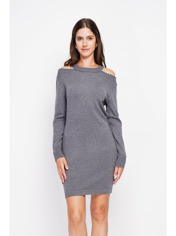 William de Faye Strickkleid in Grau