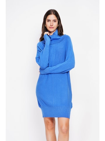 William de Faye Gebreide jurk blauw