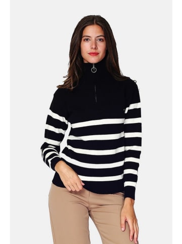 William de Faye Sweter w kolorze czarno-białym