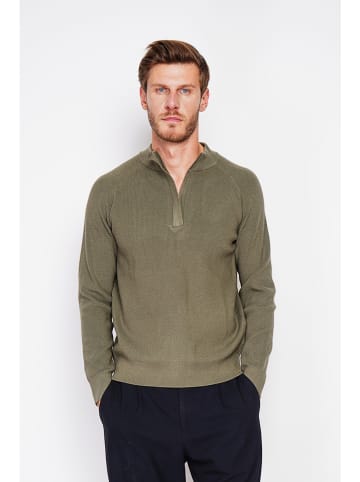 William de Faye Pullover in Khaki