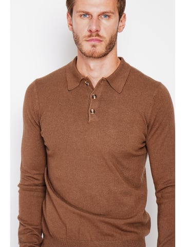William de Faye Pullover in Cognac