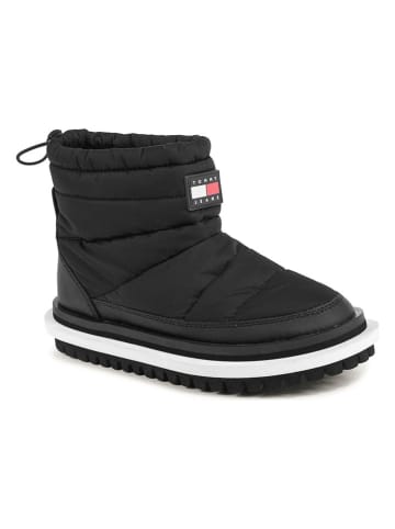 Tommy Hilfiger Shoes Leder-Boots in Schwarz