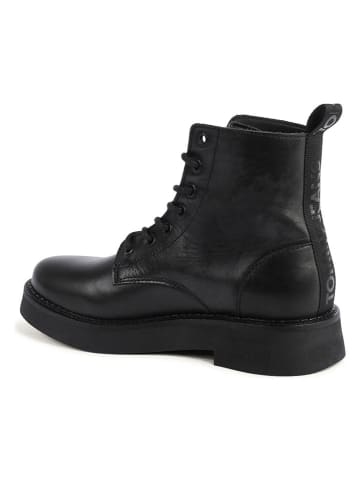 Tommy Hilfiger Shoes Leren boots zwart