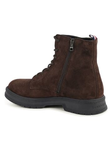 Tommy Hilfiger Shoes Leder-Boots in Braun