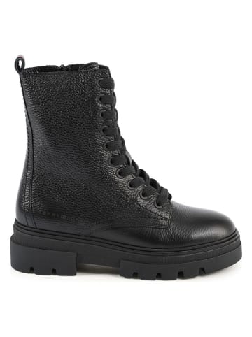 Tommy Hilfiger Shoes Leder-Boots in Schwarz