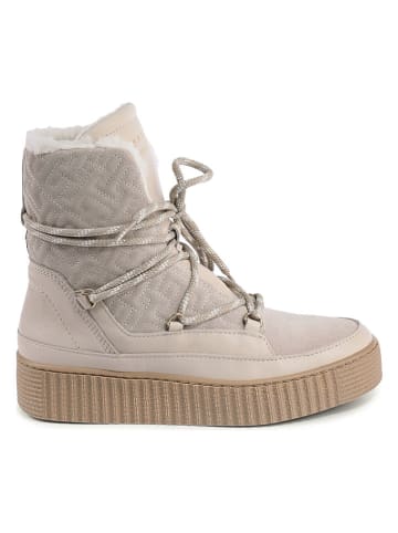 Tommy Hilfiger Shoes Leder-Winterboots in Beige