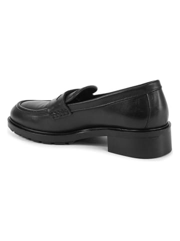 Tommy Hilfiger Shoes Leder-Mokassins in Schwarz
