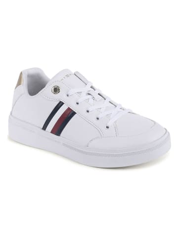 Tommy Hilfiger Shoes Leder-Sneakers in Weiß
