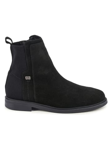 Tommy Hilfiger Shoes Leder-Boots in Schwarz