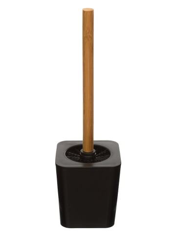 WellHome WC-Bürstenhalter in Schwarz - (B)11,7 x (H)38 x (T)11,7 cm
