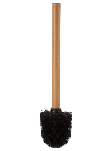 WellHome Toiletborstelhouder zwart - (B)11,7 x (H)38 x (D)11,7 cm